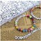 1450pcs White Alphabet Beads, Star Beads, and Heart Beads 7x4mm